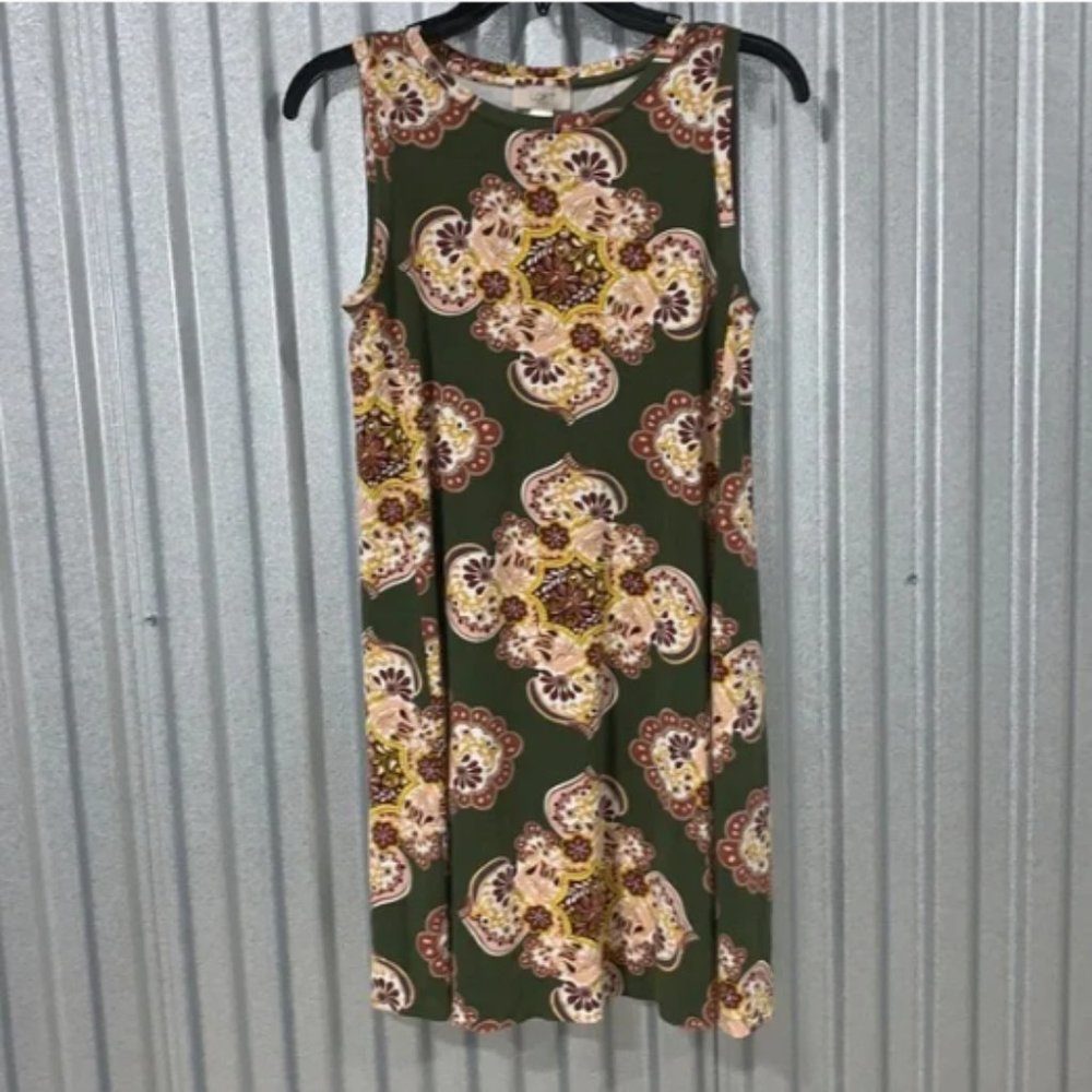 Paisley Shift Dress